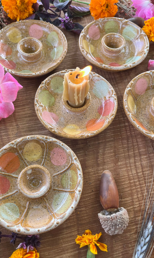 Wheel of the Year Candle Holder