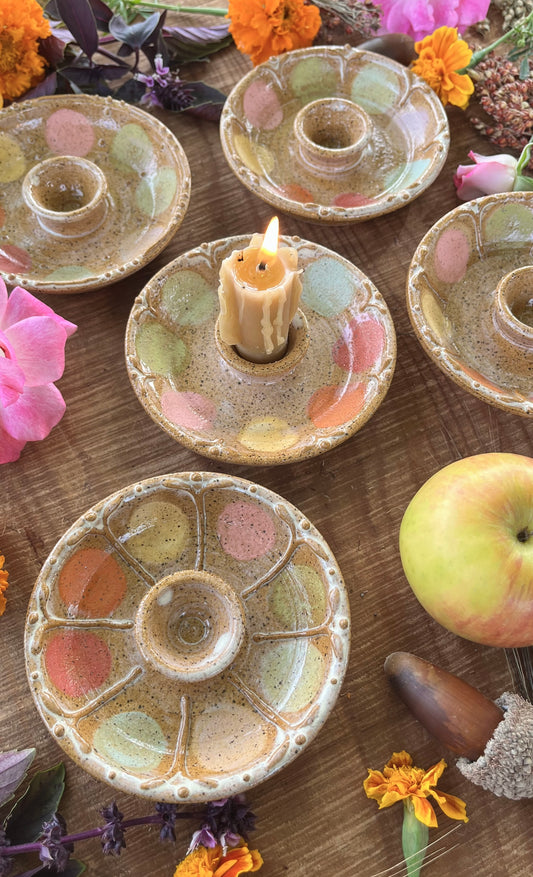 Wheel of the Year Candle Holder